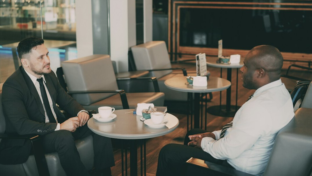 business meeting body language